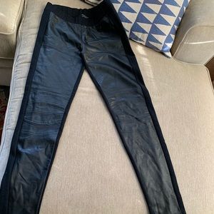 Zara faux leather leggings